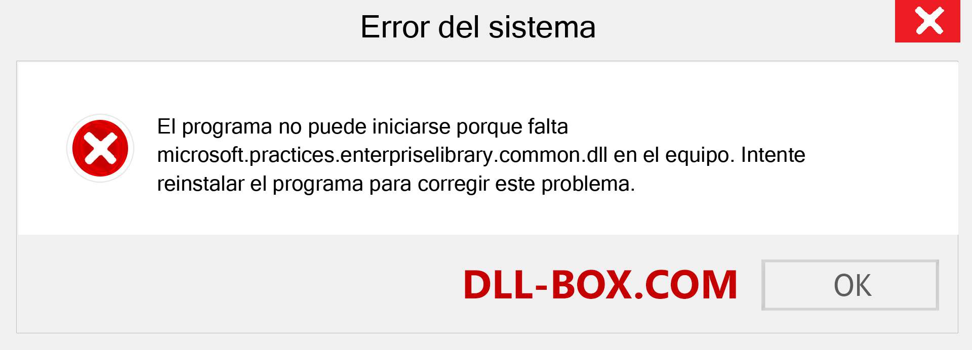 ¿Falta el archivo microsoft.practices.enterpriselibrary.common.dll ?. Descargar para Windows 7, 8, 10 - Corregir microsoft.practices.enterpriselibrary.common dll Missing Error en Windows, fotos, imágenes